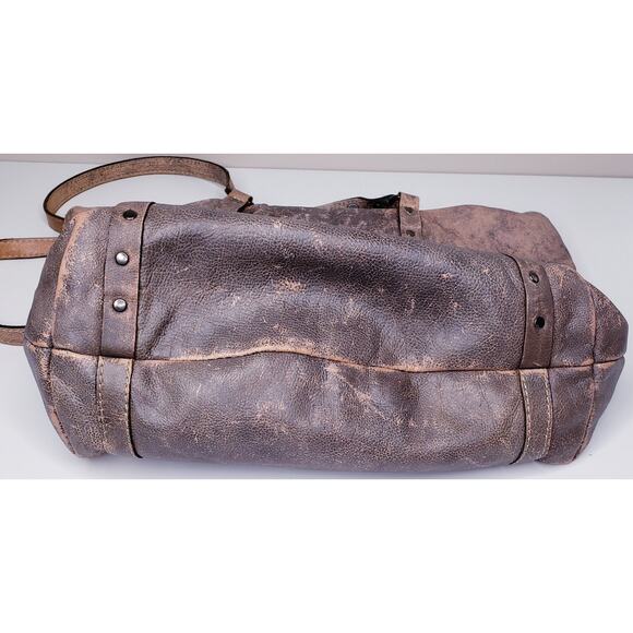 PATRICIA NASH XL Italian Leather Hobo Tote Shoulder Bag Purse Long Straps VGUC - Picture 8 of 16